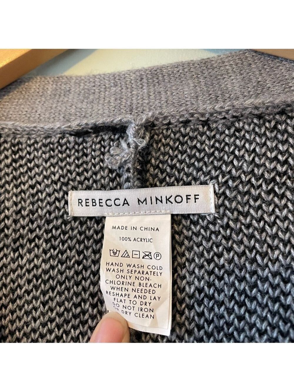 Rebecca Minkoff Colorblock Poncho Ruana - Picture 4 of 6